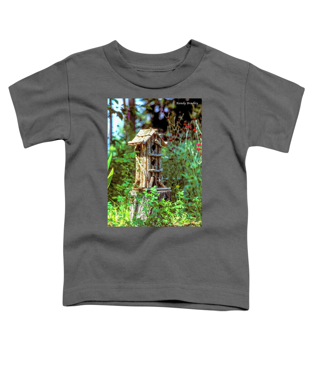 Cabin Toddler T-Shirt featuring the photograph Bird Cabin by Randy Bradley