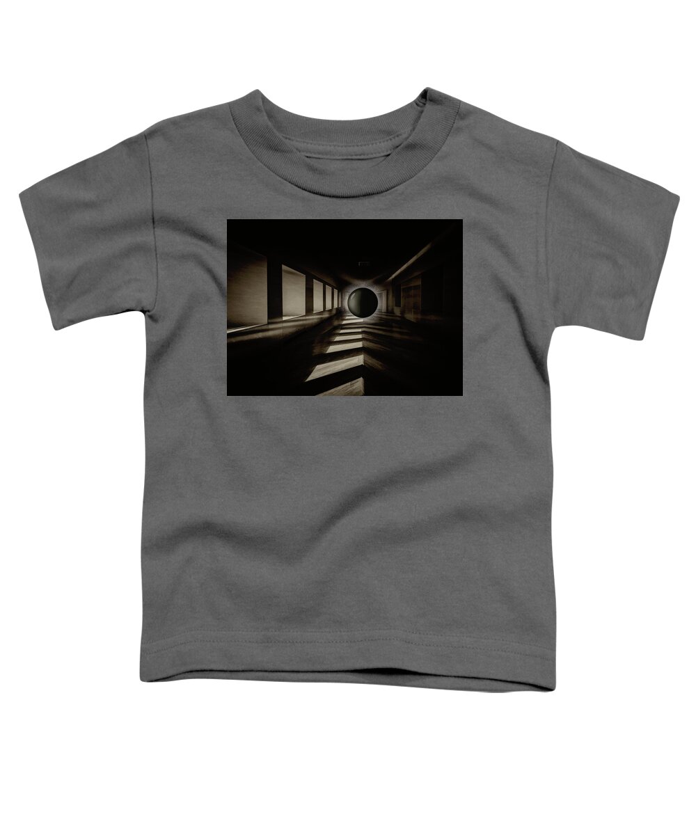 Photography Toddler T-Shirt featuring the photograph Black Ball by Paul Wear