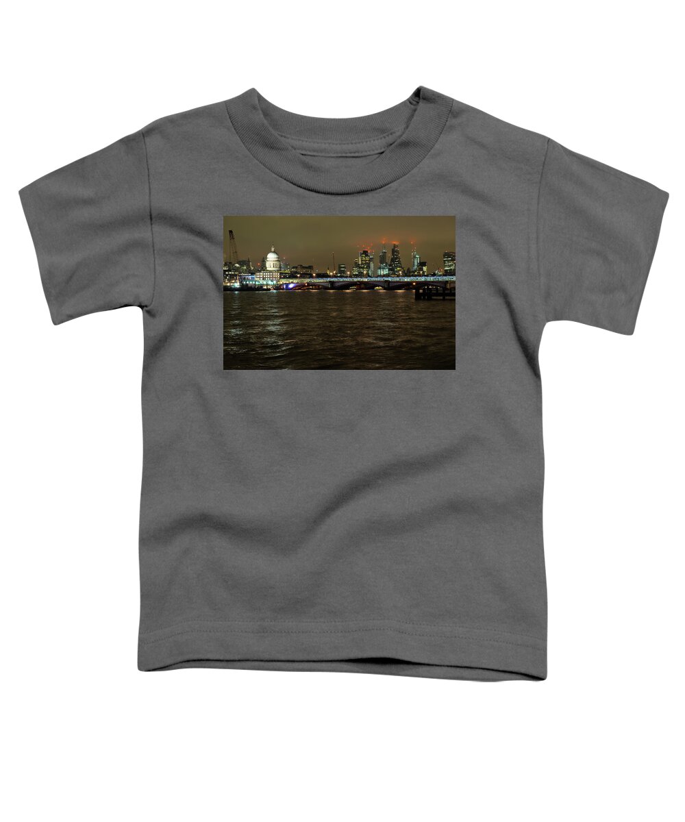 Thames Toddler T-Shirt featuring the photograph Blackfriars Bridge in London by Angelo DeVal