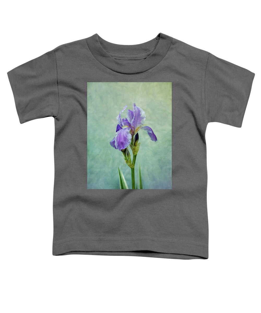 Blue Toddler T-Shirt featuring the photograph Blue Iris #3 by Allin Sorenson
