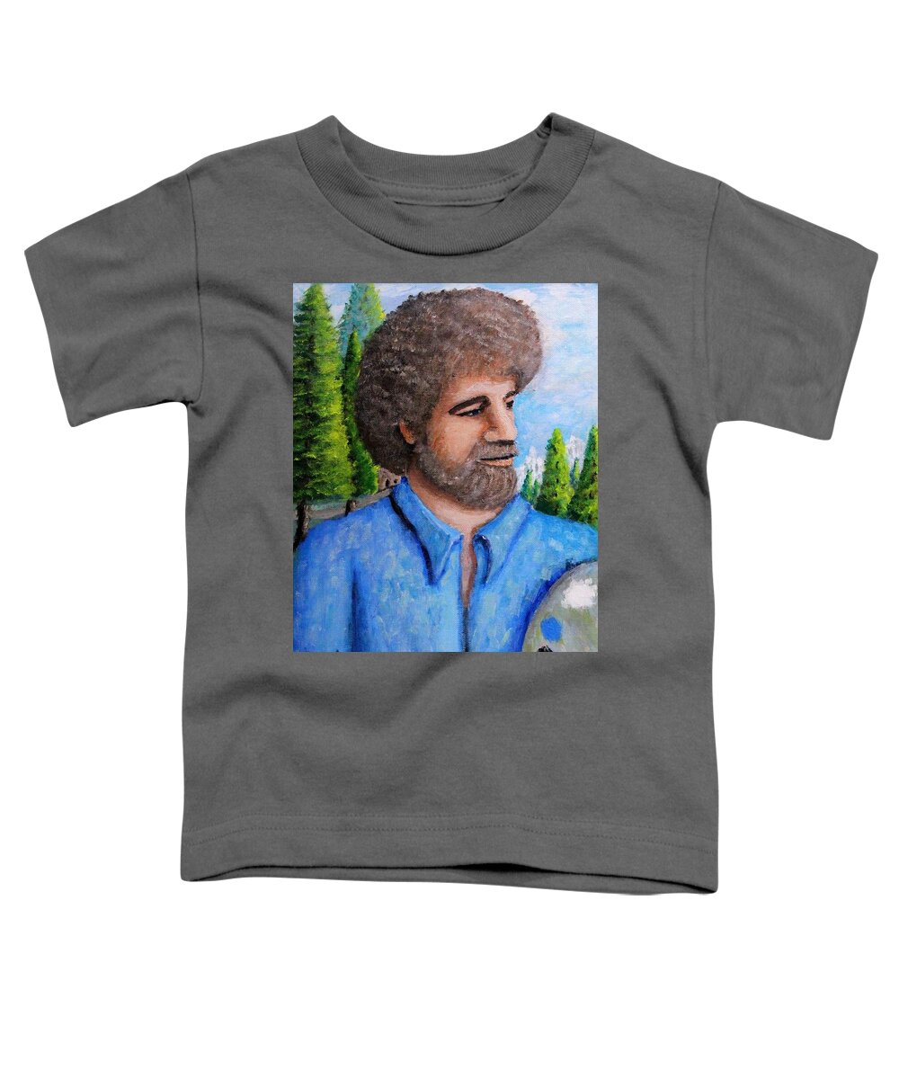 Figure Toddler T-Shirt featuring the painting BOB by Gregory Dorosh