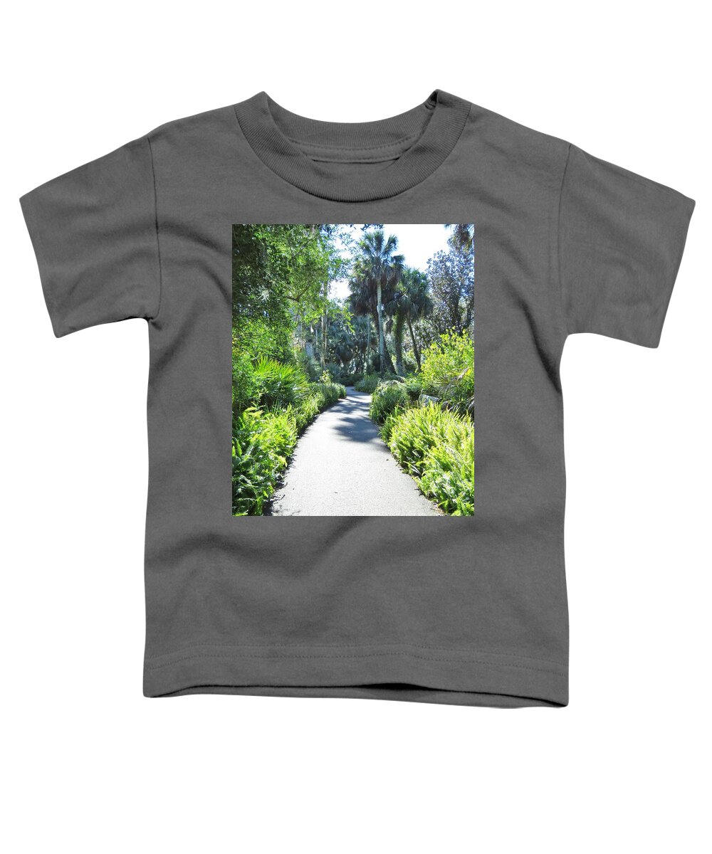 Bok Tower Toddler T-Shirt featuring the photograph Bok Tower Pathway by World Reflections By Sharon