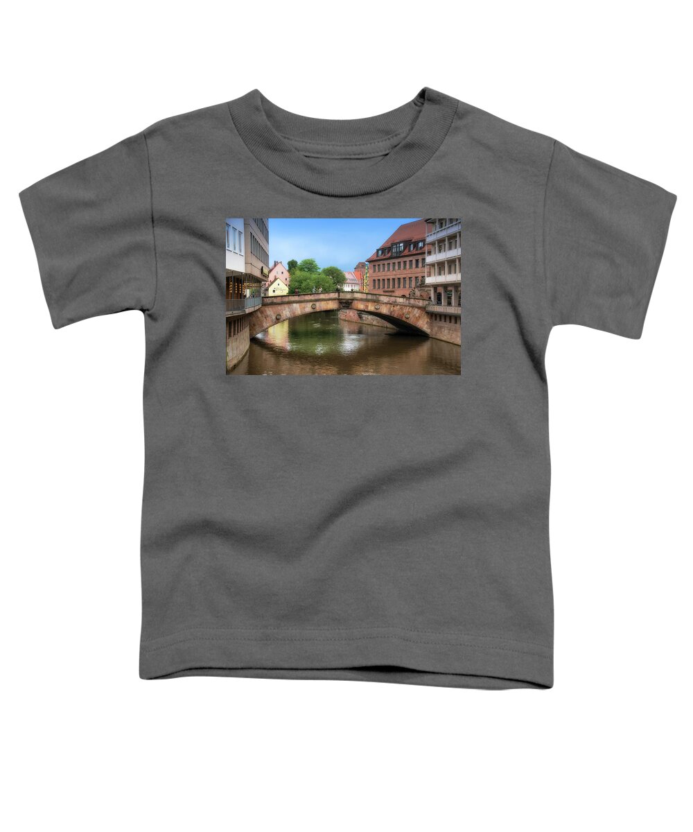 Germany Toddler T-Shirt featuring the photograph Bridge in Old Town Nuremberg, Germany by Matthew DeGrushe