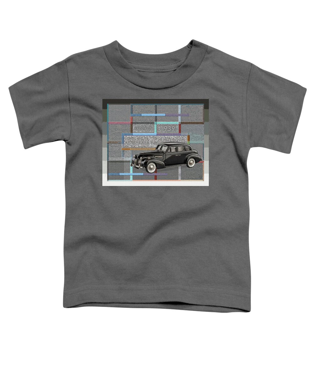 Brooklin Models Toddler T-Shirt featuring the digital art Brooklin Models / Buick Century by David Squibb