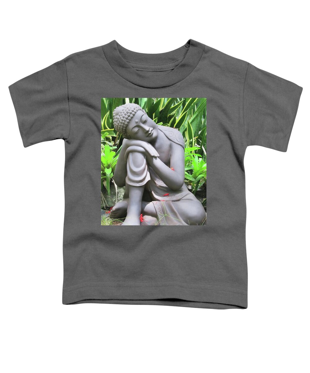 Hawaii Toddler T-Shirt featuring the photograph Buddha 4 by Dawn Eshelman