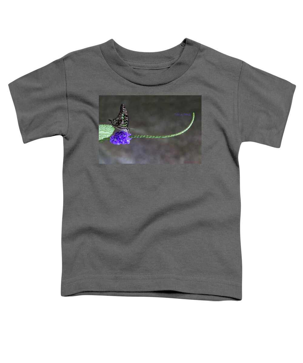 Butterfly Toddler T-Shirt featuring the photograph Butterfly - Tailed Jay II by Patti Deters