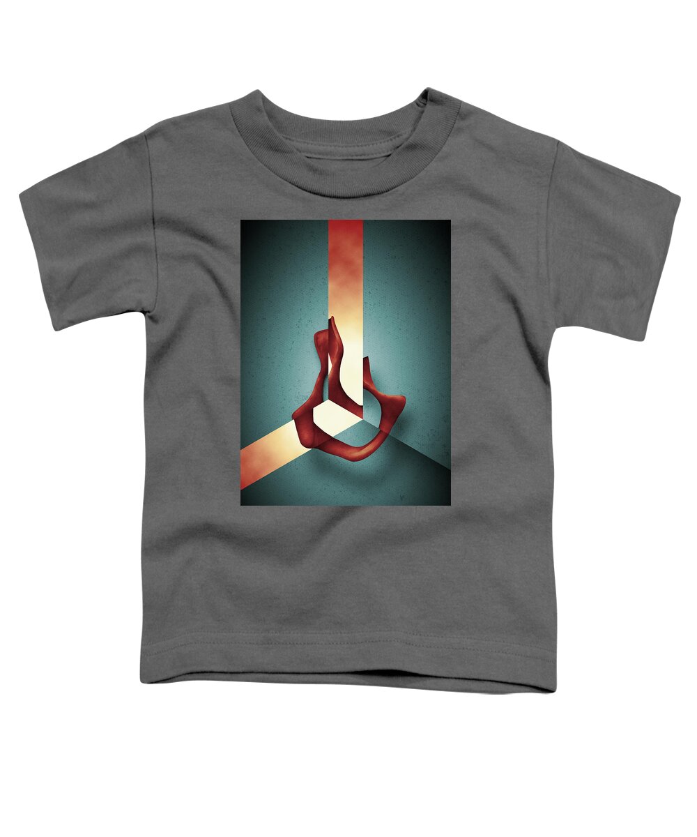 Graphic Toddler T-Shirt featuring the photograph Cacoethes v by Joseph Westrupp