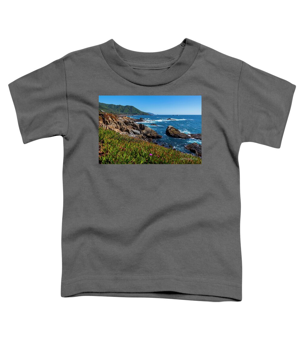 Big Sur Toddler T-Shirt featuring the photograph California Coast by Rich Cruse