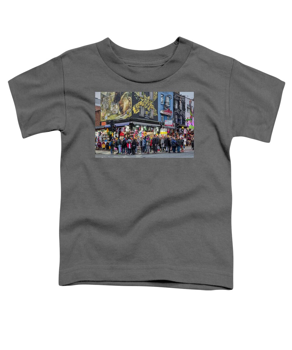 Graffiti Toddler T-Shirt featuring the photograph Camden High Street by Raymond Hill