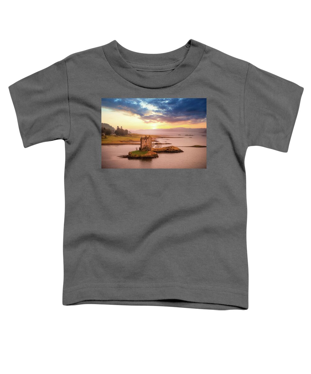 Castle Toddler T-Shirt featuring the photograph Castle Stalker by Philippe Sainte-Laudy