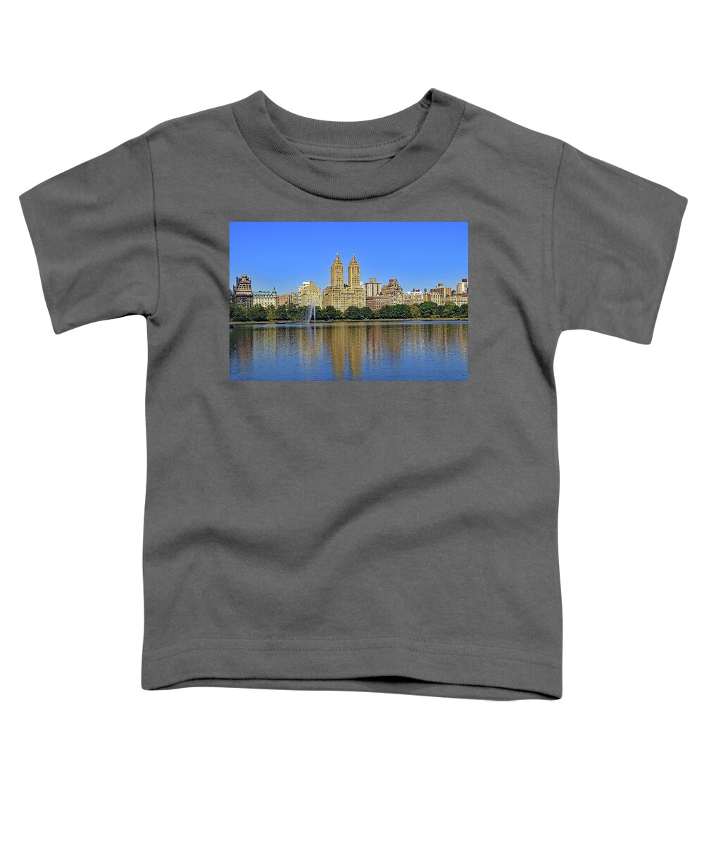 Reflections Toddler T-Shirt featuring the photograph Central Park by Tony Murtagh