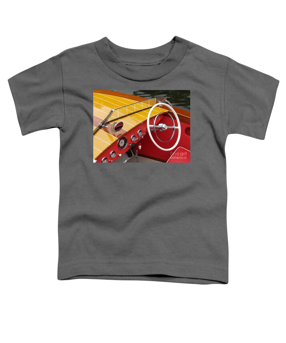 Boat Toddler T-Shirt featuring the photograph Century Resorter by Neil Zimmerman