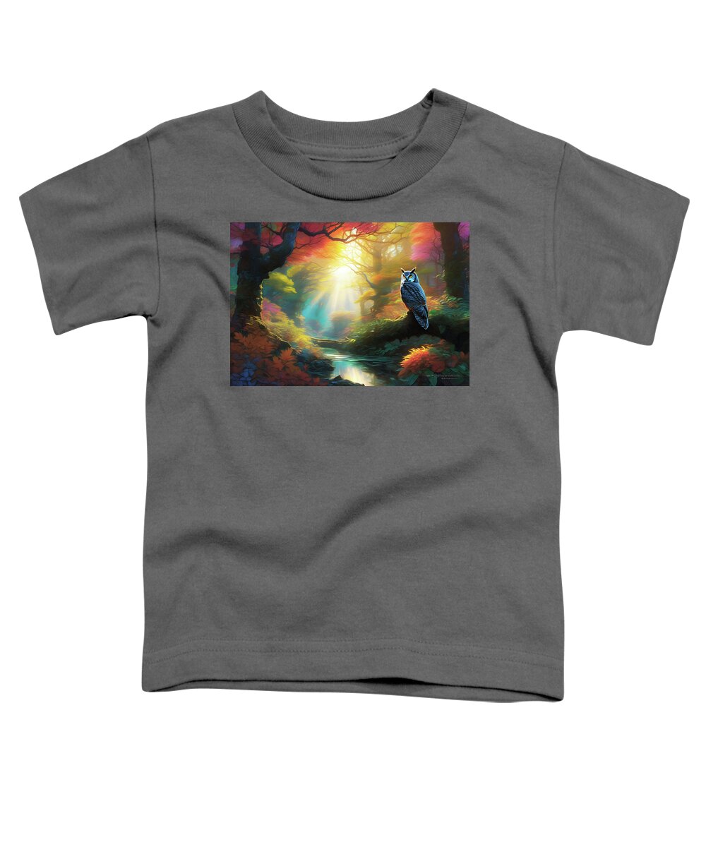 Forest Toddler T-Shirt featuring the digital art Cf Xii by Jeff Malderez