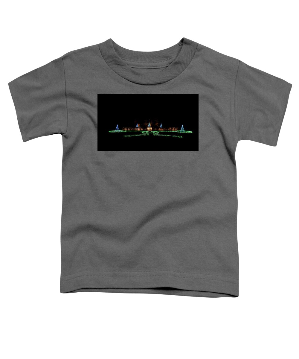 Christmas Tree Toddler T-Shirt featuring the photograph Christmas Tree Lights by Louis Dallara