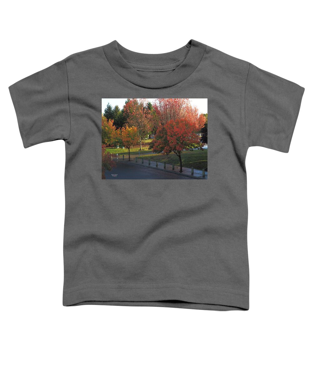 Tree Toddler T-Shirt featuring the photograph City Park Autumn by Richard Thomas