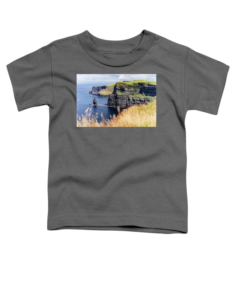 Eire Toddler T-Shirt featuring the photograph Cliffs of Moher by Francesco Riccardo Iacomino