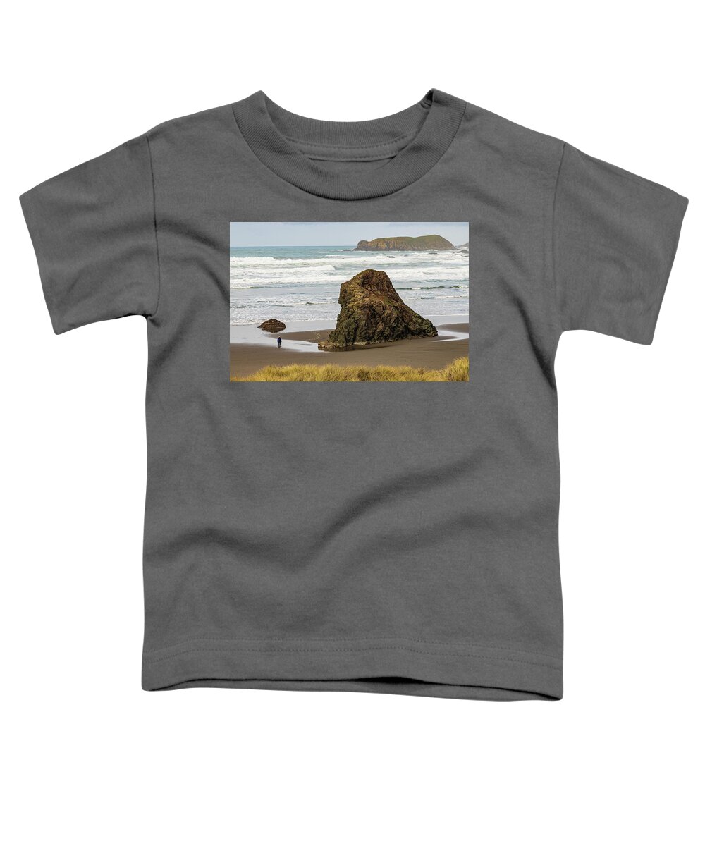 Landscape Toddler T-Shirt featuring the photograph Coast Of Oregon-6 by Claude Dalley