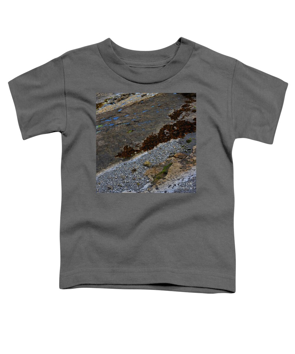 Photography Toddler T-Shirt featuring the photograph Coastal abstraction 1 by Paul Davenport