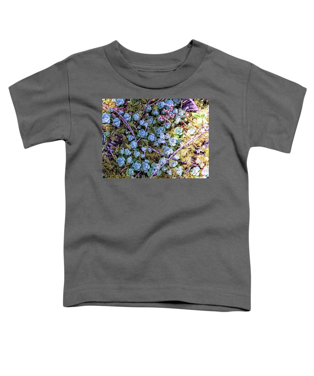 Background Toddler T-Shirt featuring the photograph Colorful Forest Floor by David Desautel