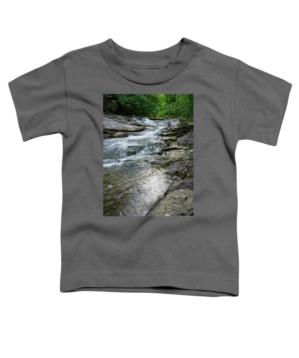 Conasauga Falls Toddler T-Shirt featuring the photograph Conasauga Waterfall 20 by Phil Perkins