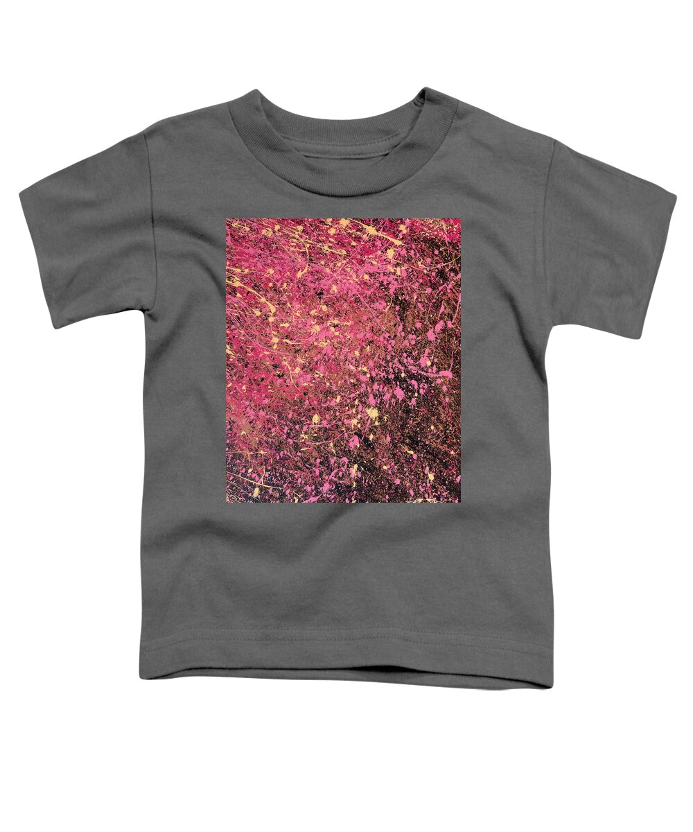 Abstract Toddler T-Shirt featuring the painting Concentric Faith by Heather Meglasson Impact Artist