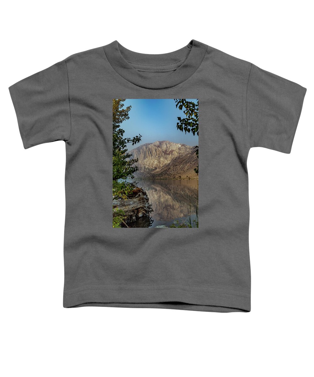 Convict Lake Toddler T-Shirt featuring the photograph Convict Lake 3 by Cindy Robinson