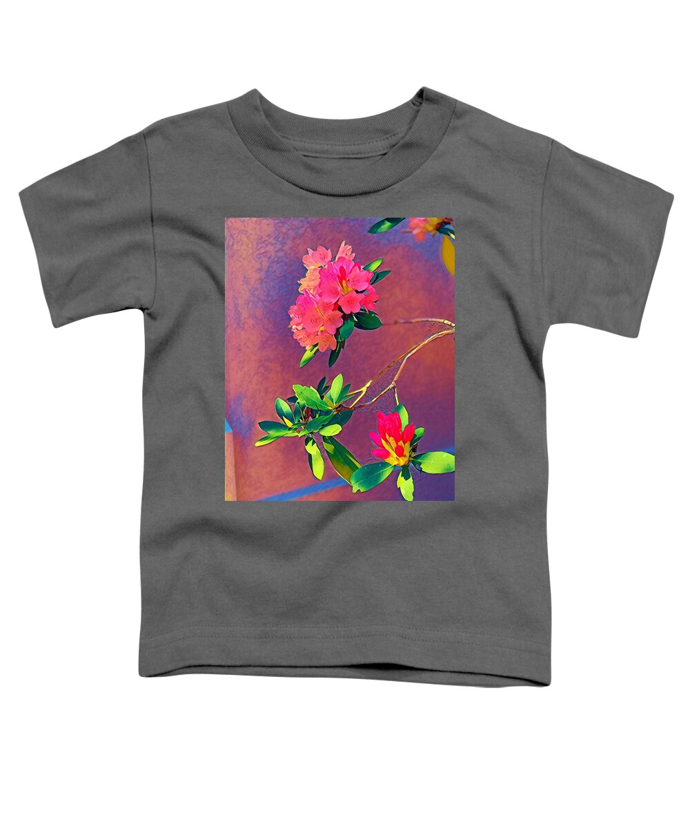 Coral Toddler T-Shirt featuring the photograph Coral Flowers by Juliette Becker