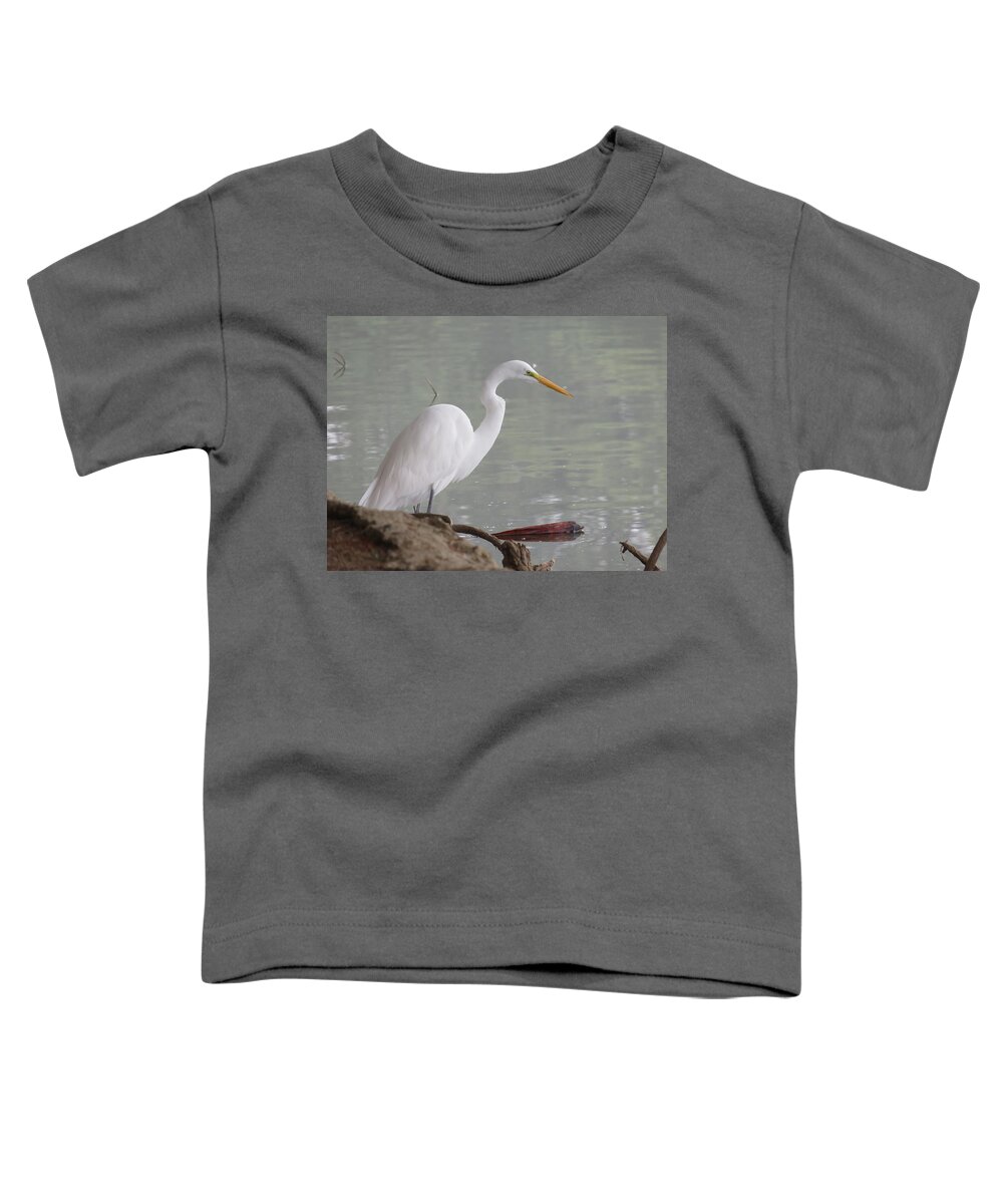  Toddler T-Shirt featuring the photograph Crane by Raymond Fernandez
