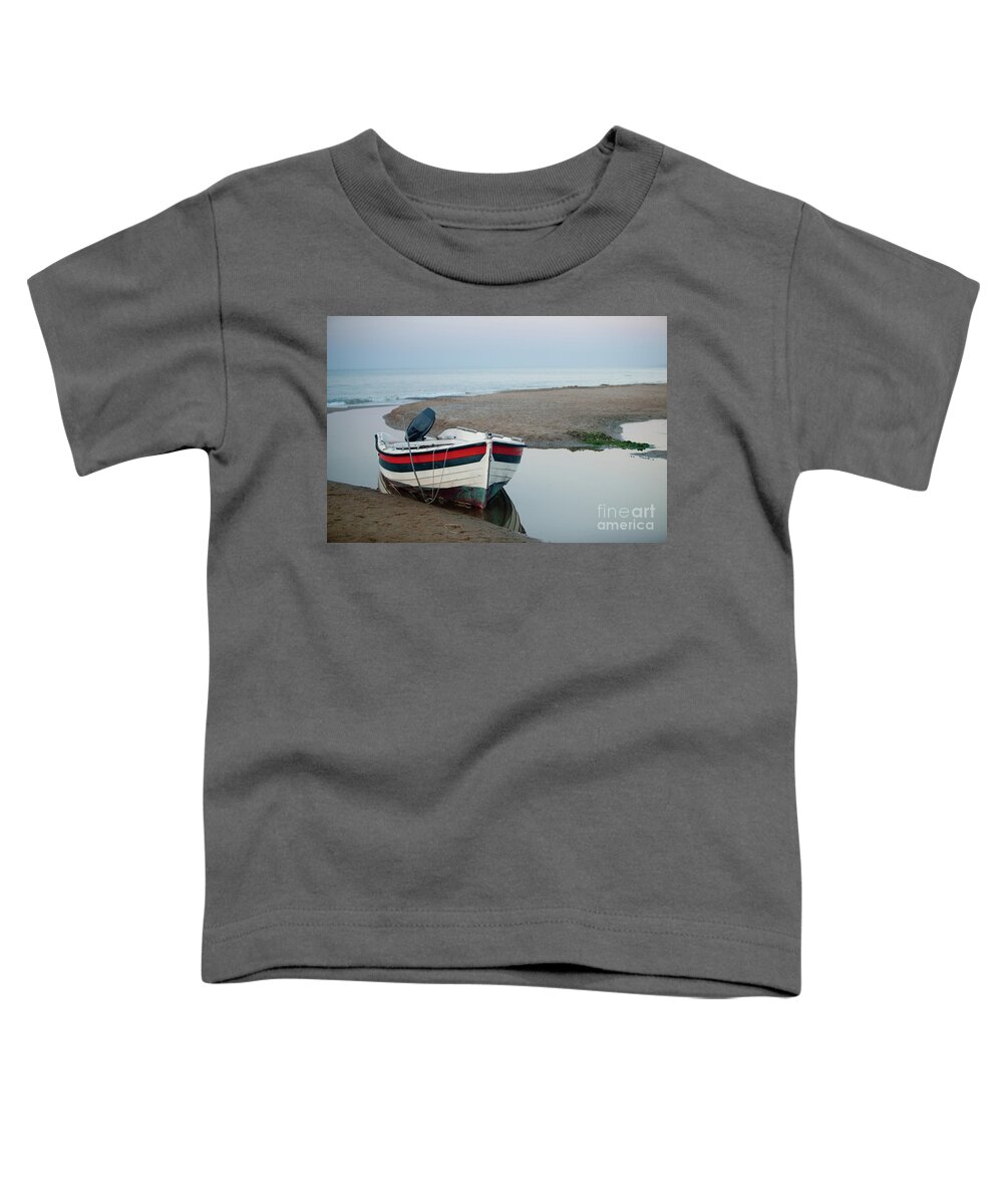 Crete Toddler T-Shirt featuring the photograph Crete - Fishing Boat IV by Rich S