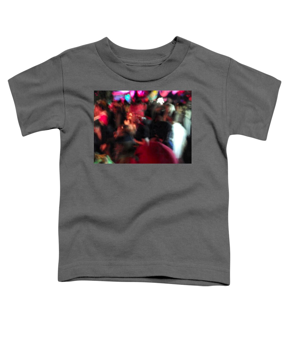 Abstract Toddler T-Shirt featuring the digital art Crowd by T Oliver