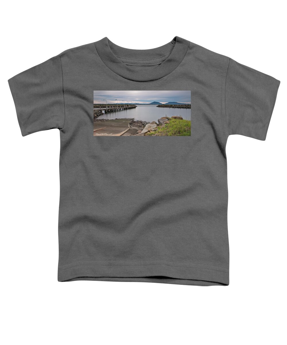 Crowdy Head Slipway Toddler T-Shirt featuring the digital art Crowdy Head Slipway 59 by Kevin Chippindall