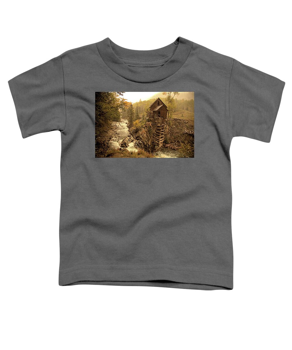 Colorado Toddler T-Shirt featuring the photograph Crystal Mill by Bob Falcone