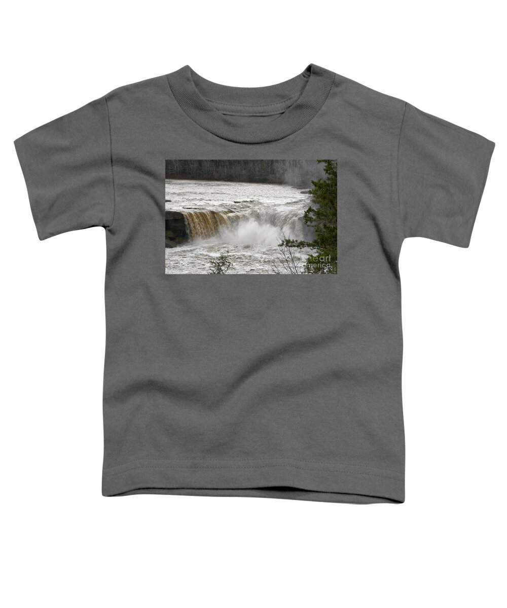 Cumberland Falls Toddler T-Shirt featuring the photograph Cumberland Falls 19 by Phil Perkins