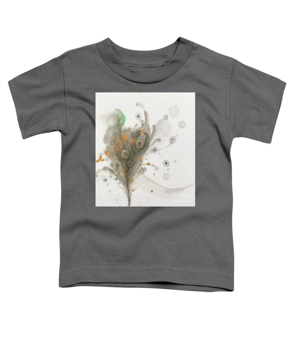 Japanese Toddler T-Shirt featuring the painting Cure 3 by Fumiyo Yoshikawa