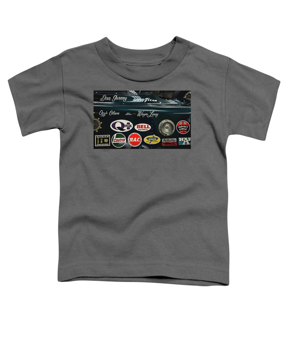  Toddler T-Shirt featuring the photograph Dan Gurney and Company by Josh Williams