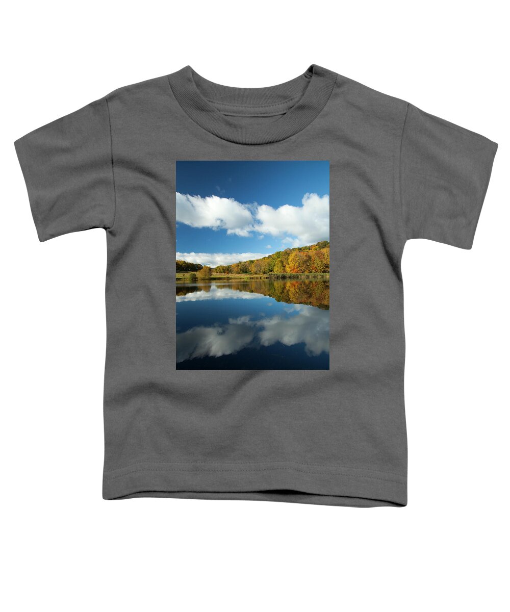 Fall Toddler T-Shirt featuring the photograph Dancing Clouds by Karol Livote