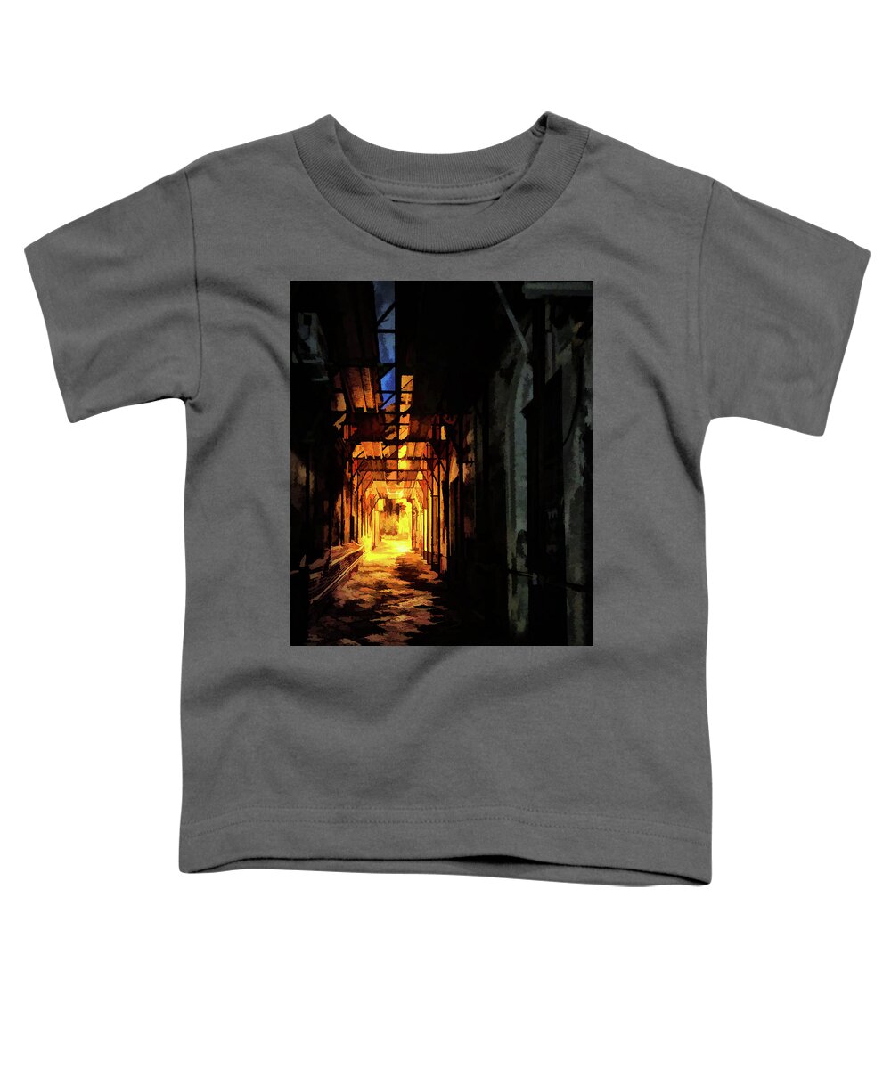 2019 Toddler T-Shirt featuring the photograph Dante's Alley by Monroe Payne