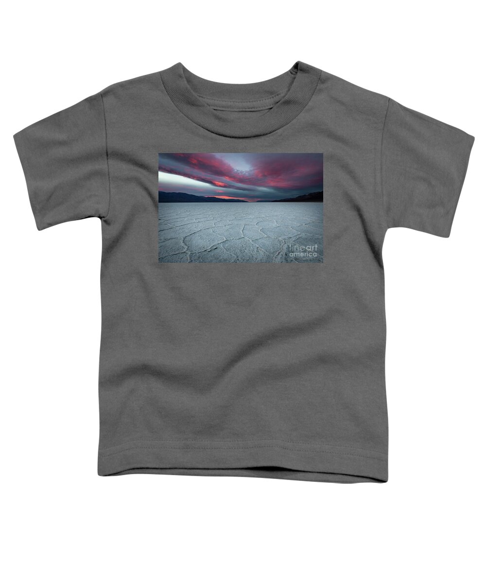 Death Valley Toddler T-Shirt featuring the photograph Deathly Sunset by Erin Marie Davis