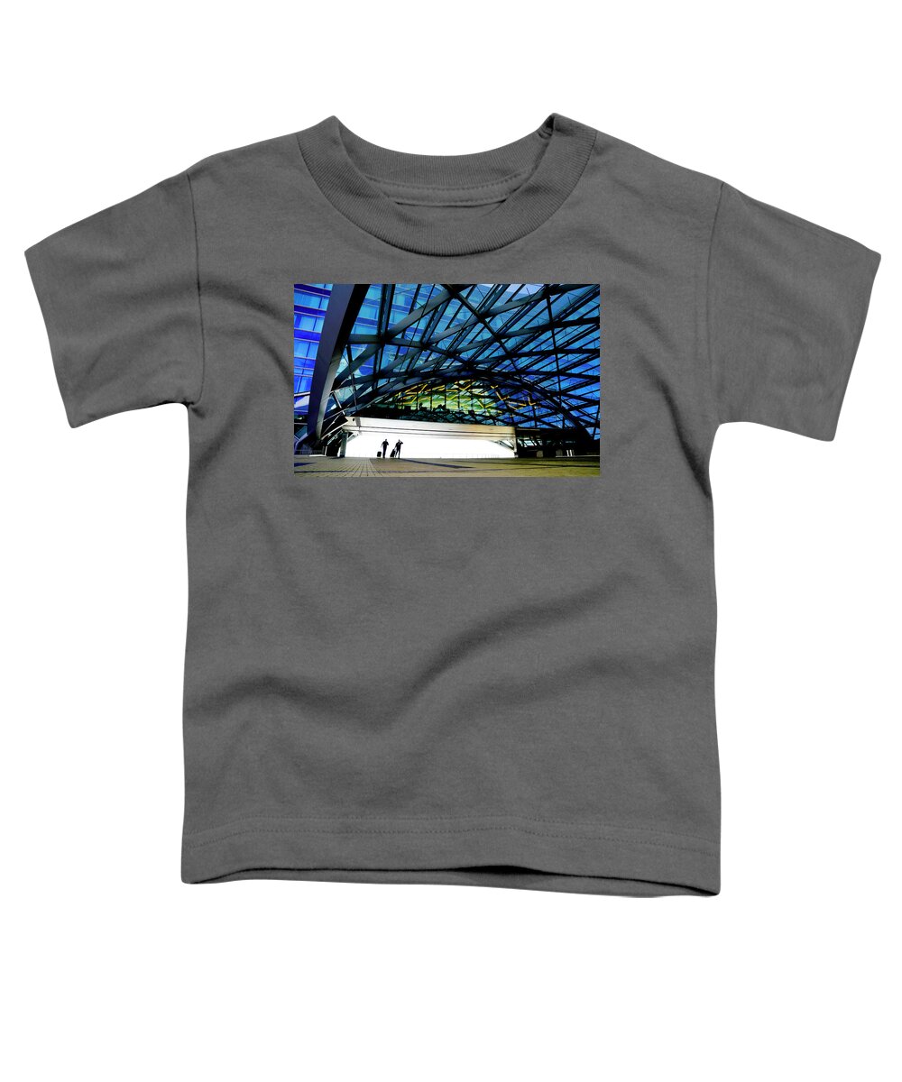 Airport Toddler T-Shirt featuring the photograph Denver Travelers by Rick Wilking