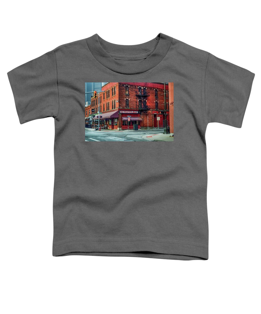 Detroit Toddler T-Shirt featuring the photograph Detroiter Bar DSC_0686 by Michael Thomas