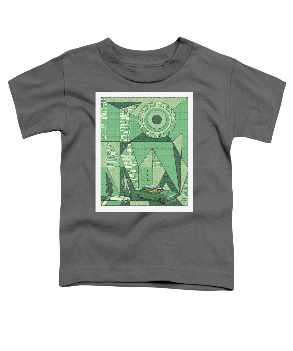 Dinky Toys Toddler T-Shirt featuring the digital art Dinky Toys / Fairlane by David Squibb