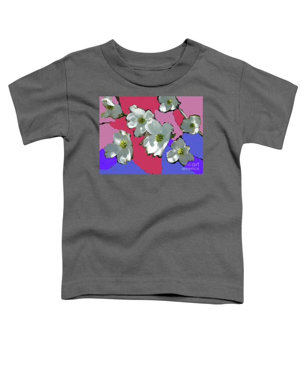  Toddler T-Shirt featuring the photograph Dogwood Blooms by Shirley Moravec