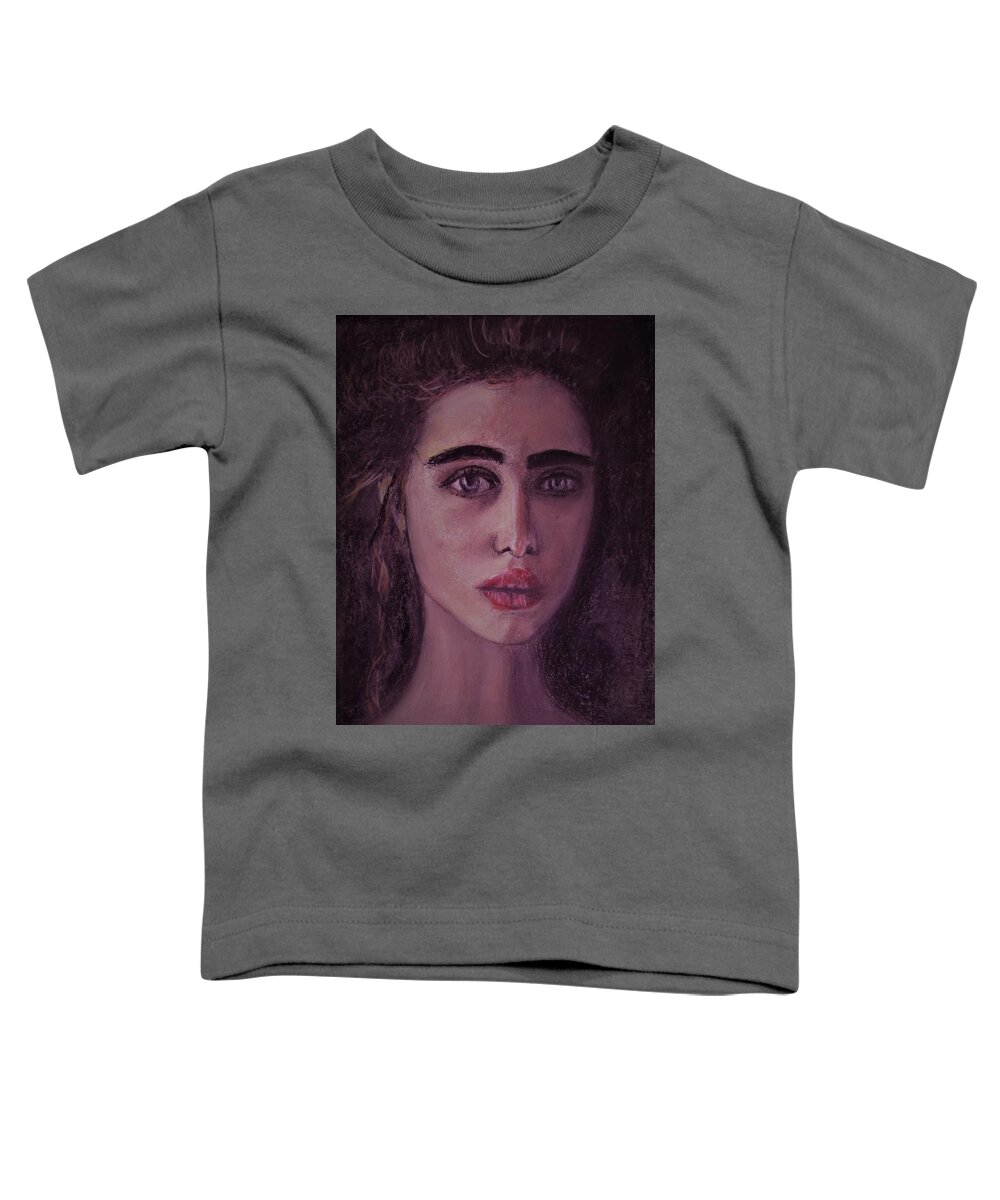 Portrait Art Toddler T-Shirt featuring the painting Don't Pay The Ferryman by Jarko Aka Lui Grande