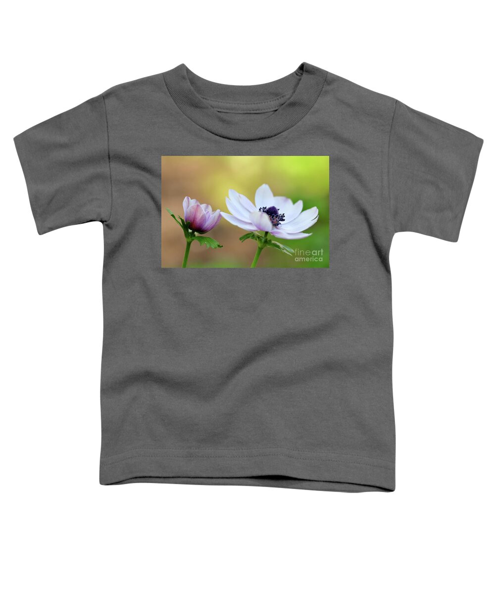 Nature Toddler T-Shirt featuring the photograph Double Anemone by Baggieoldboy