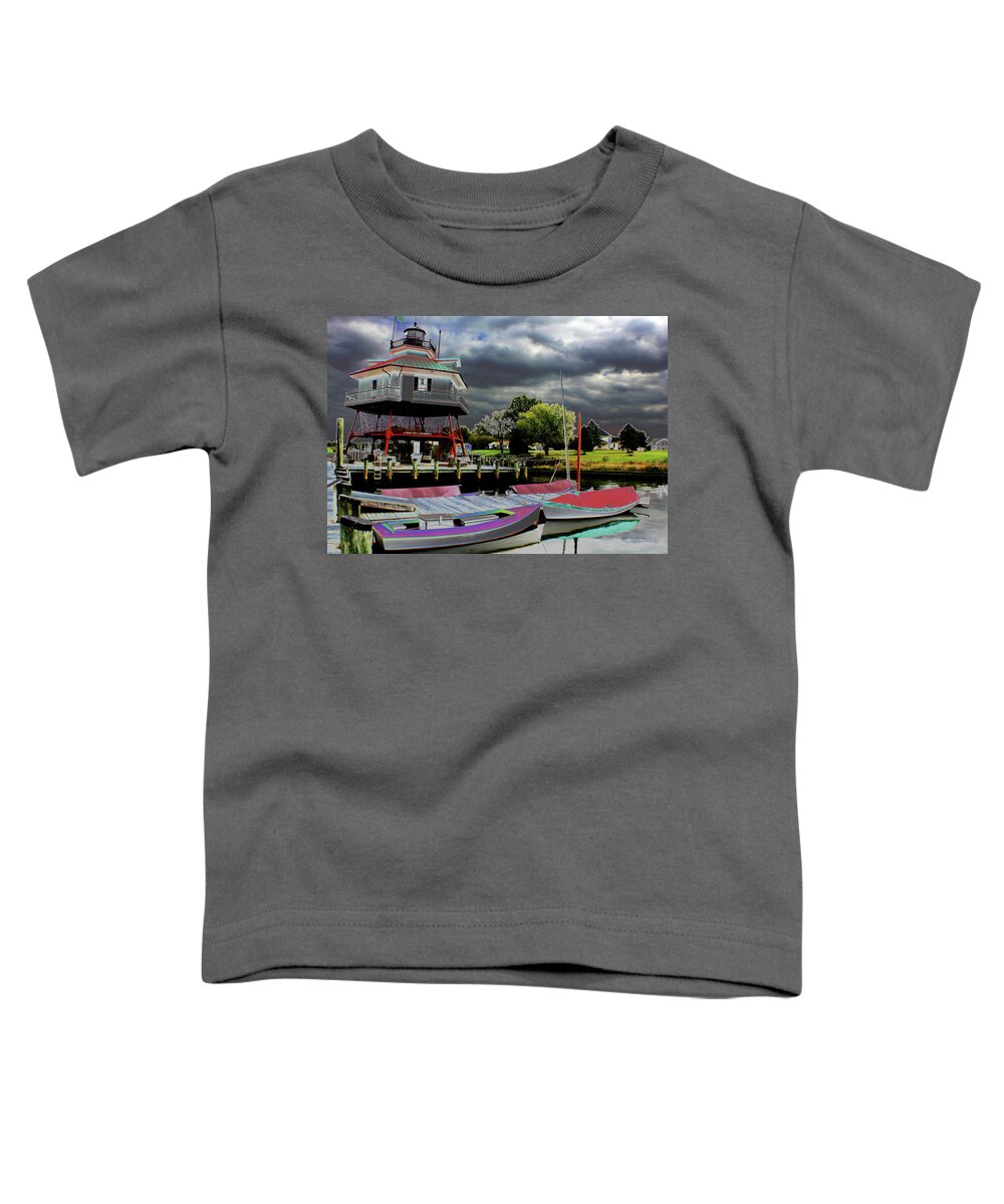 Drum Point Toddler T-Shirt featuring the photograph Drum Point by Carolyn Stagger Cokley