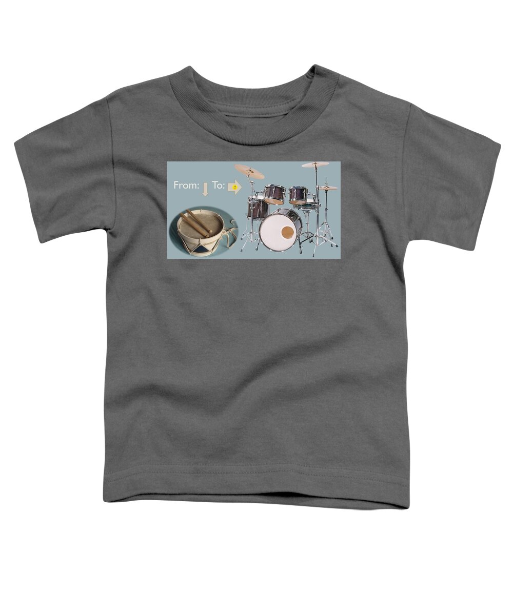 Drums Toddler T-Shirt featuring the photograph Drums From This To This by Nancy Ayanna Wyatt