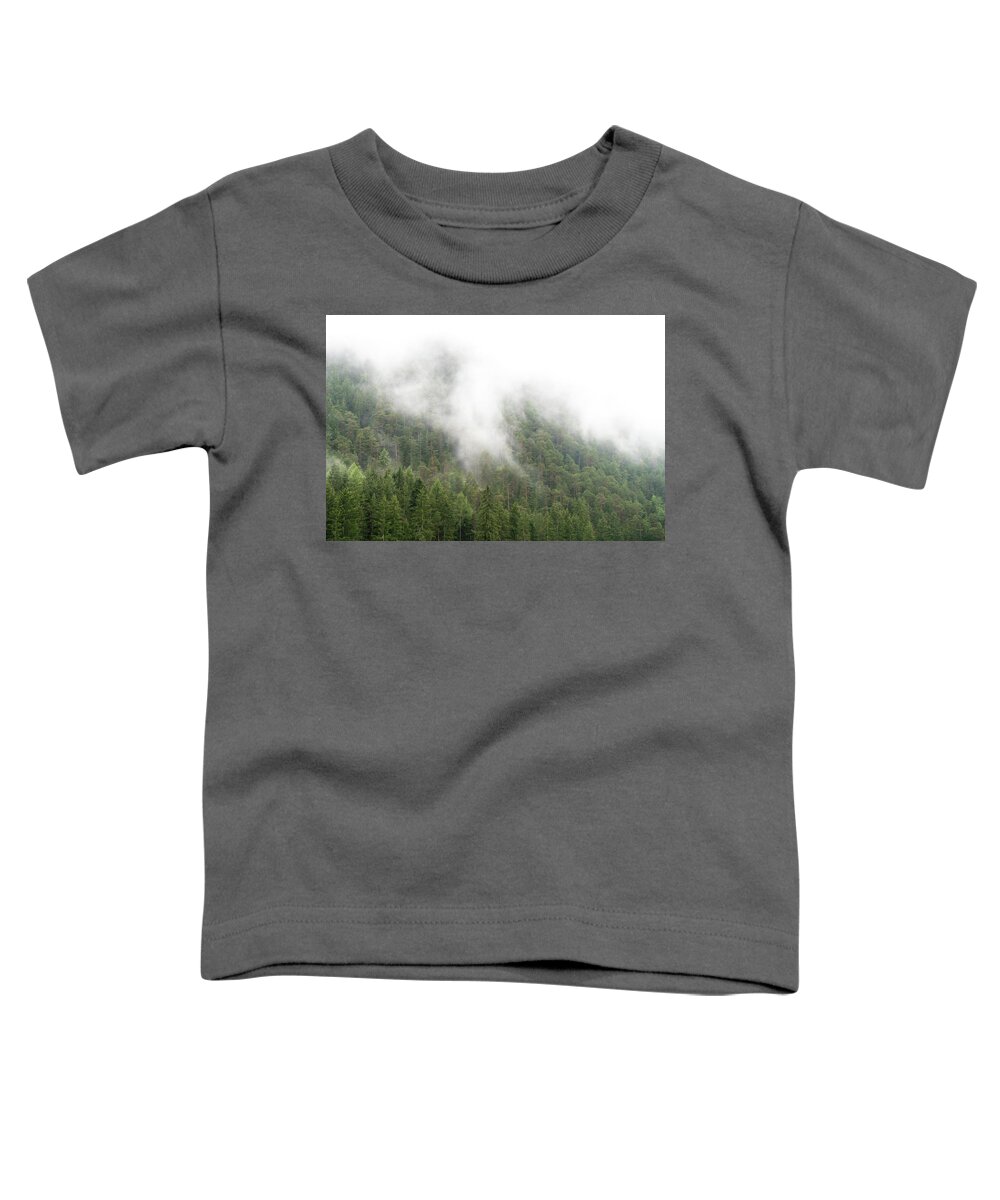 Clouds Toddler T-Shirt featuring the photograph DSC08391 - Forest Clouds by Marco Missiaja