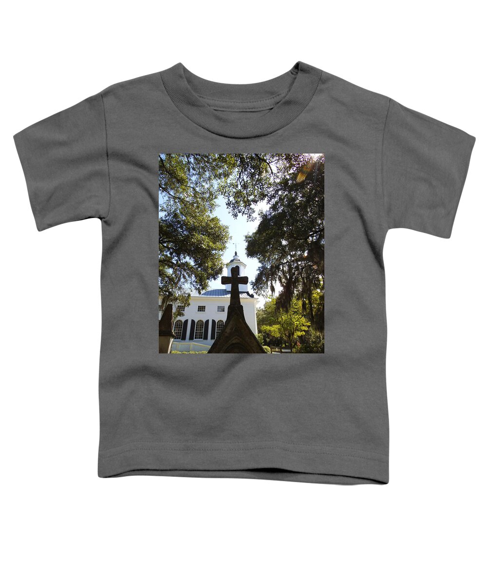  Toddler T-Shirt featuring the photograph Edisto Crosses by Heather E Harman