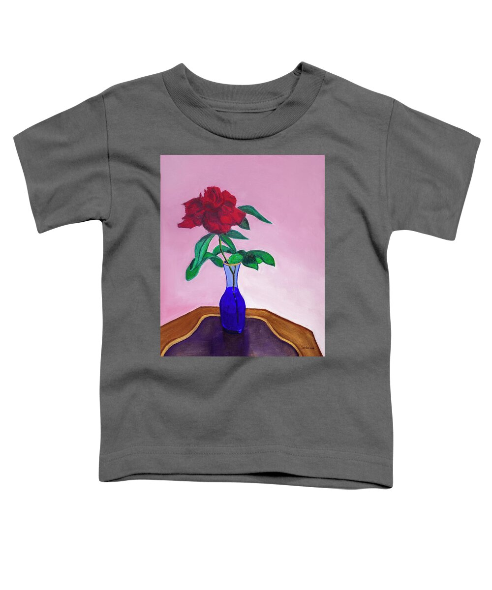 Still Life Toddler T-Shirt featuring the painting Elegance by Santana Star