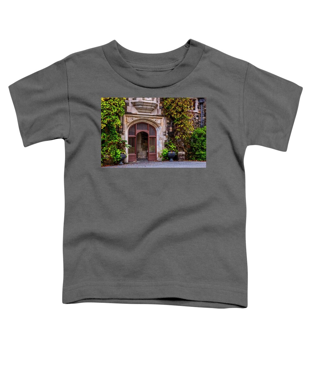 Door Toddler T-Shirt featuring the photograph Entrance To Castle by Susan Candelario